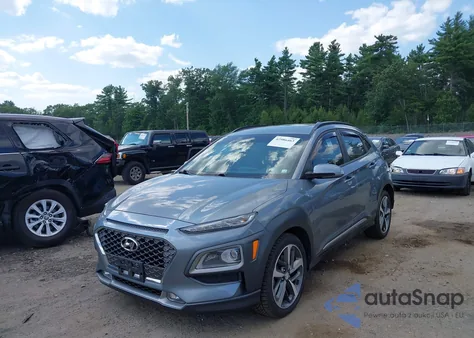 2020 Hyundai Kona Limited из США, поврежденный, VIN KM8K3CA56LU497432